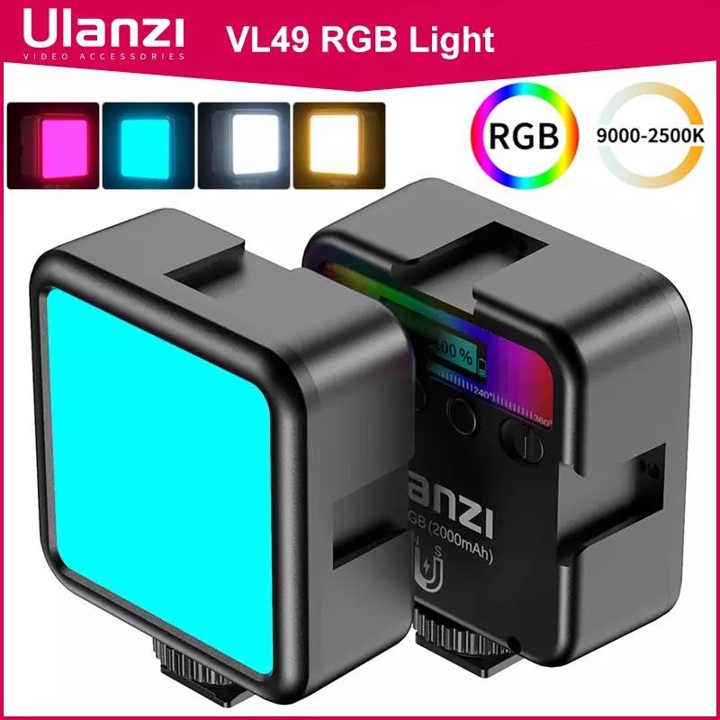 Накамерне світло LED RGB Ulanzi VL49 RGB Чорний (VL49 RGB) - фото 3