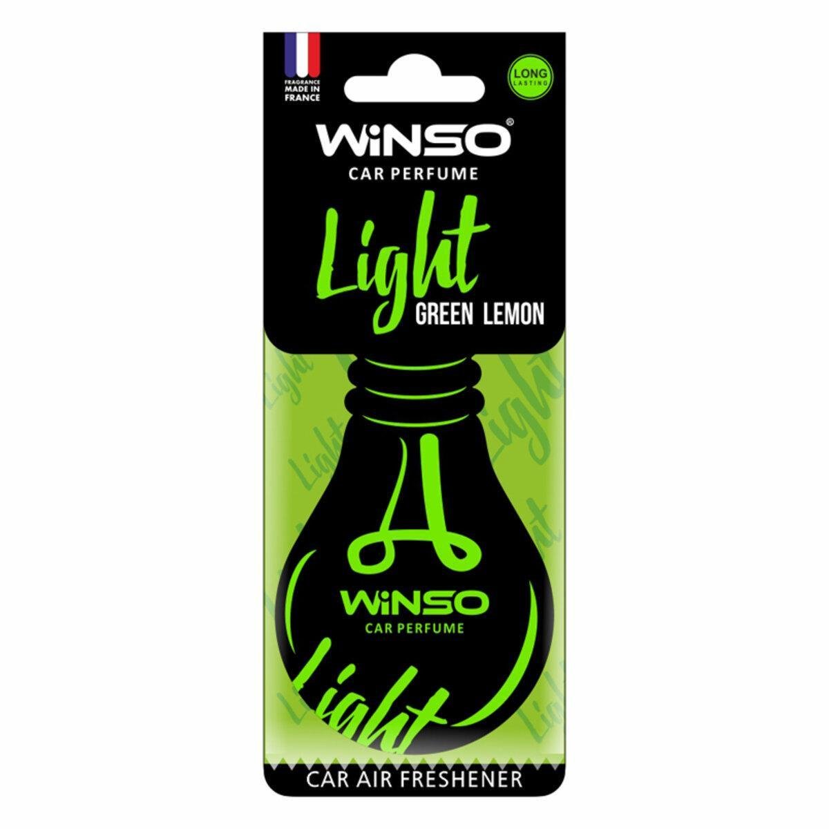 Ароматизатор для авто Winso Light Green Lemon сухой