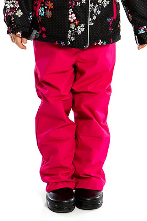 Брюки детские демисезонные Nano S17P272 для девочки непромокаемые 96-102 см Малиновый (S17P272-Flower-3x)