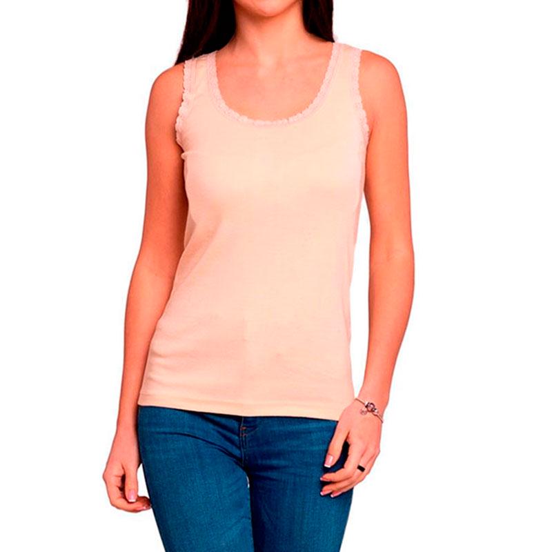 Майка женская Наталюкс M Бежевый (21-2112)