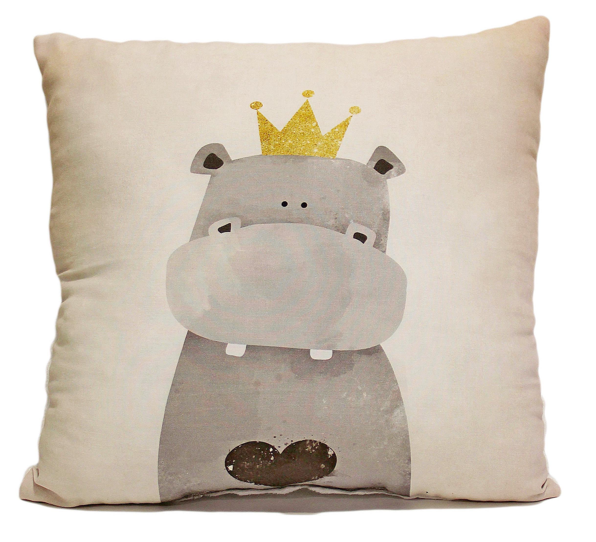 Подушка Hippopotamus 40х40 см Бежевый (LAM303)