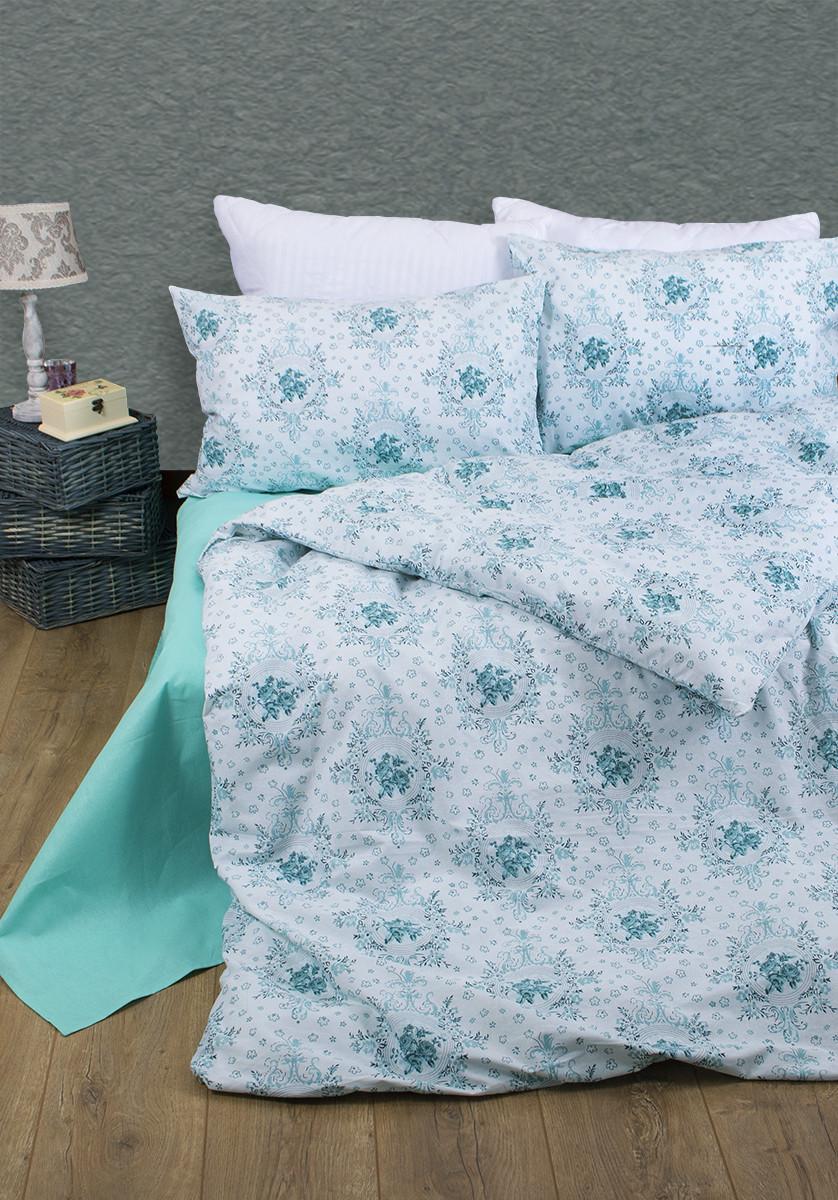 Комплект постельного белья семейный Lotus Premium Anna Бирюзовый (2000022193337)