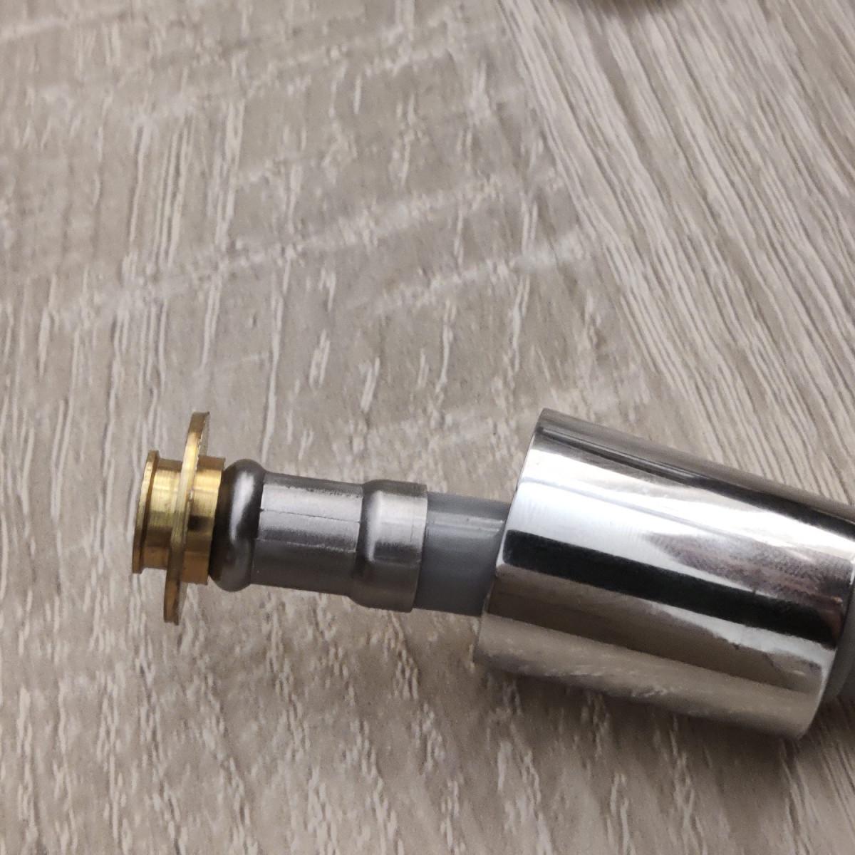 Шланг для гигиенического душа Disfact PU-CU Reinforced с армированием спиральный 2 м Серый/Хром (2501) - фото 4