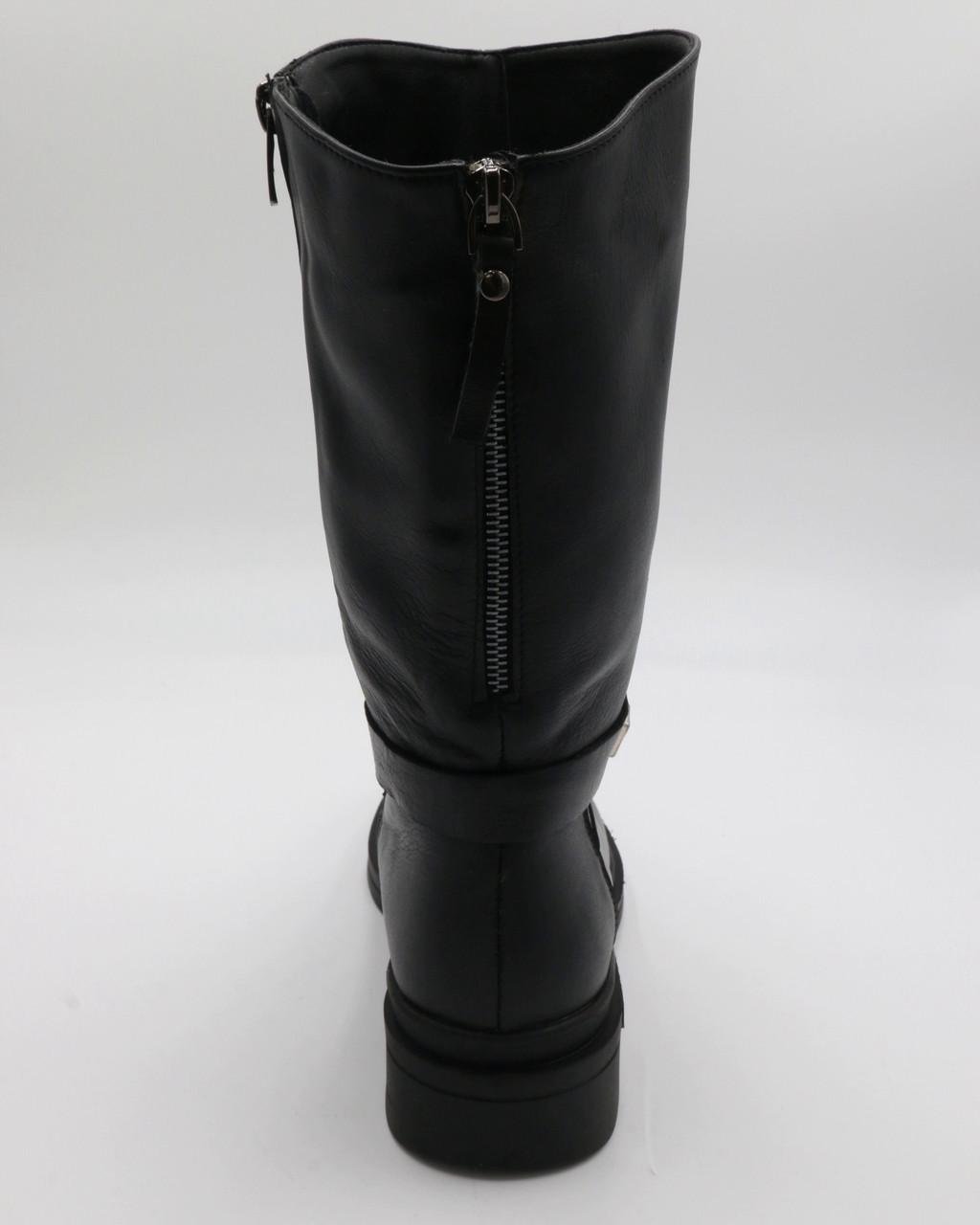 Сапоги женские зимние Pandora кожаные р. 39 Черный (3068) - фото 6