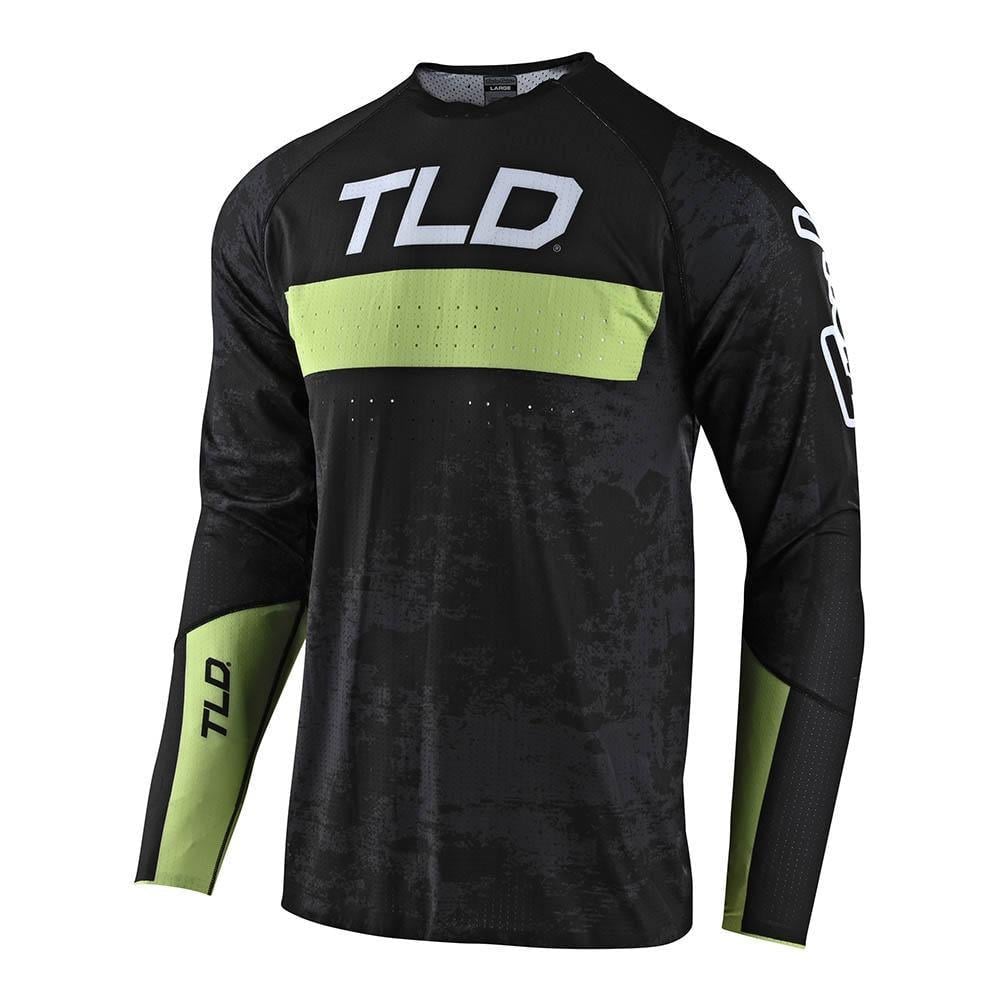 Джерси TLD Sprint Ultra Jersey GRIME Black/GLO Green XXL (356893006)