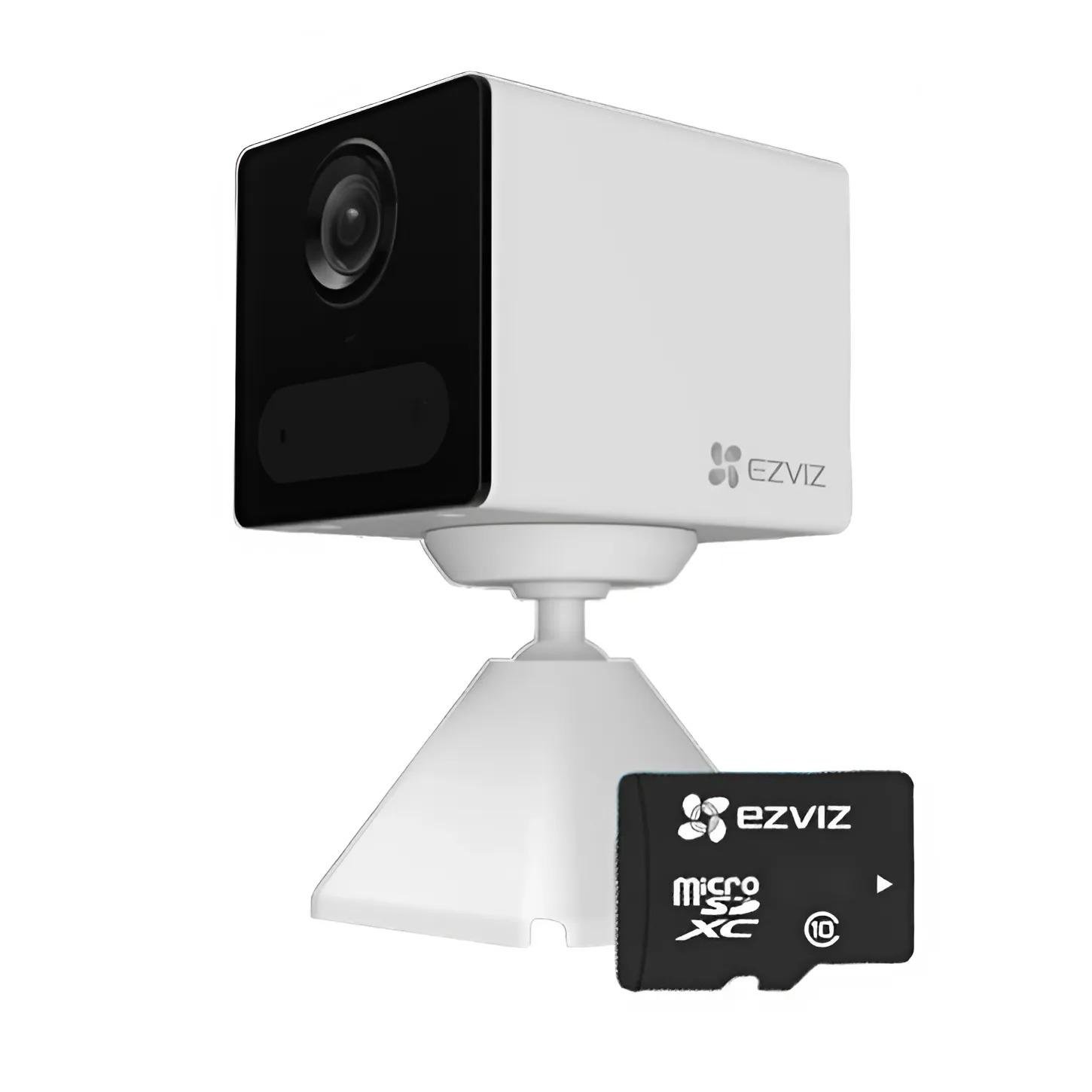 Камера видеонаблюдения Ezviz CB2WH 2 Мп с Wi-Fi микрофоном и динамиками объектив 4 мм с картой памяти Белый (99-00021120) Камера видеонаблюдения Ezviz CB2WH 2 Мп с Wi-Fi микрофоном и динамиками объектив 4 мм с картой памяти Белый (99-00021120)