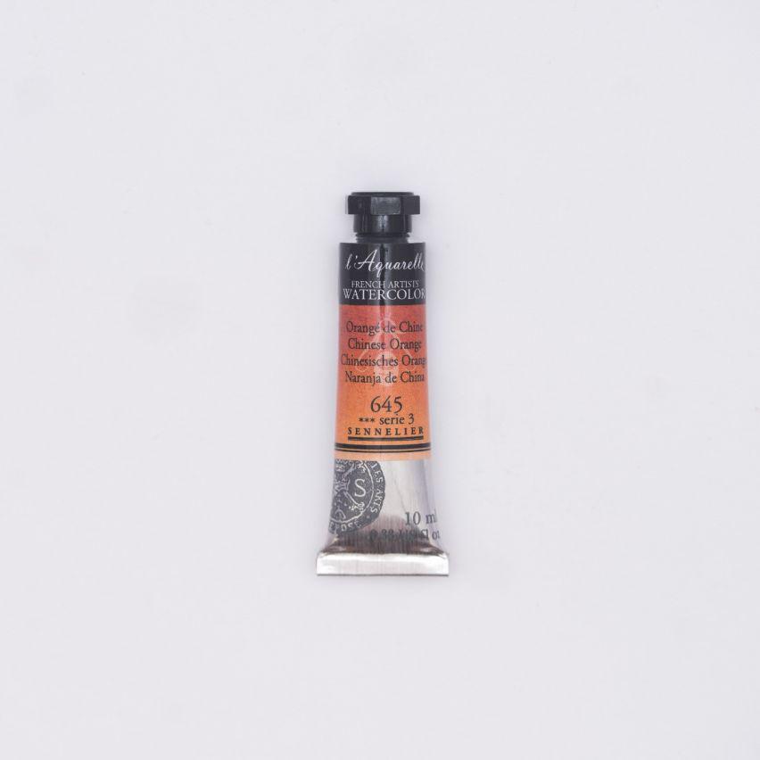 Акварель в тюбиках Sennelier L'Aquarelle S3 10 мл китайская Оранжевый