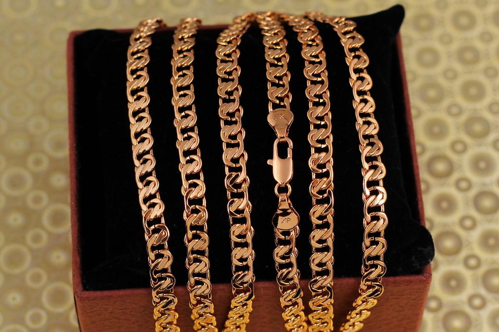 Цепь Xuping Jewelry Муза 50 см х 5 мм Золотистый (29889973)