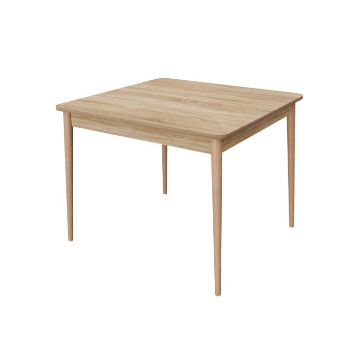 Стол обеденный квадратный Неман Моно 880х880 мм Дуб сонома/Ольха (46340)