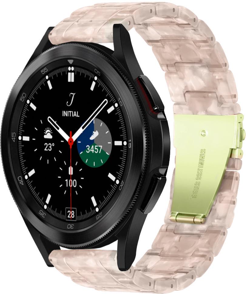Ремешок из смолы Resin для смарт-часов Galaxy Watch 4 Classic 46 мм Pink (28804-31)
