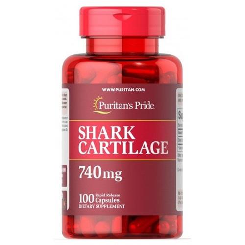 Акулий хрящ Puritan's Pride Shark Cartilage 740 мг 100 Caps