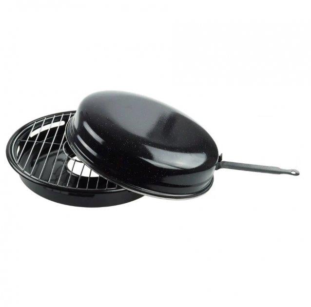 Сковорода гриль-газ Benson BN 801 із емальованим покриттям 33 см (11299662) Сковорода гриль-газ Benson BN 801 із емальованим покриттям 33 см (11299662)