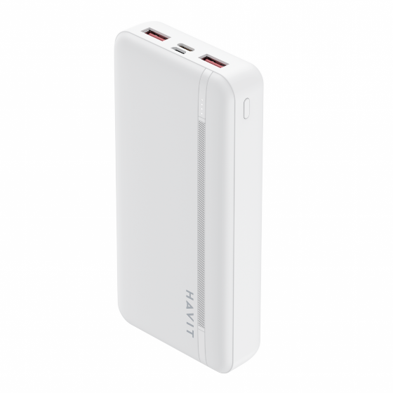 Повербанк Havit HV-PB92 22,5W QC+PD 20000 mAh Білий