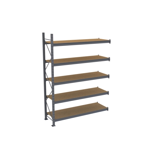 Стеллаж Modern-Expo Mini Rack с полками ДСП приставная секция 5 уровней 2584х1850х615 мм (3-3-82) - фото 1