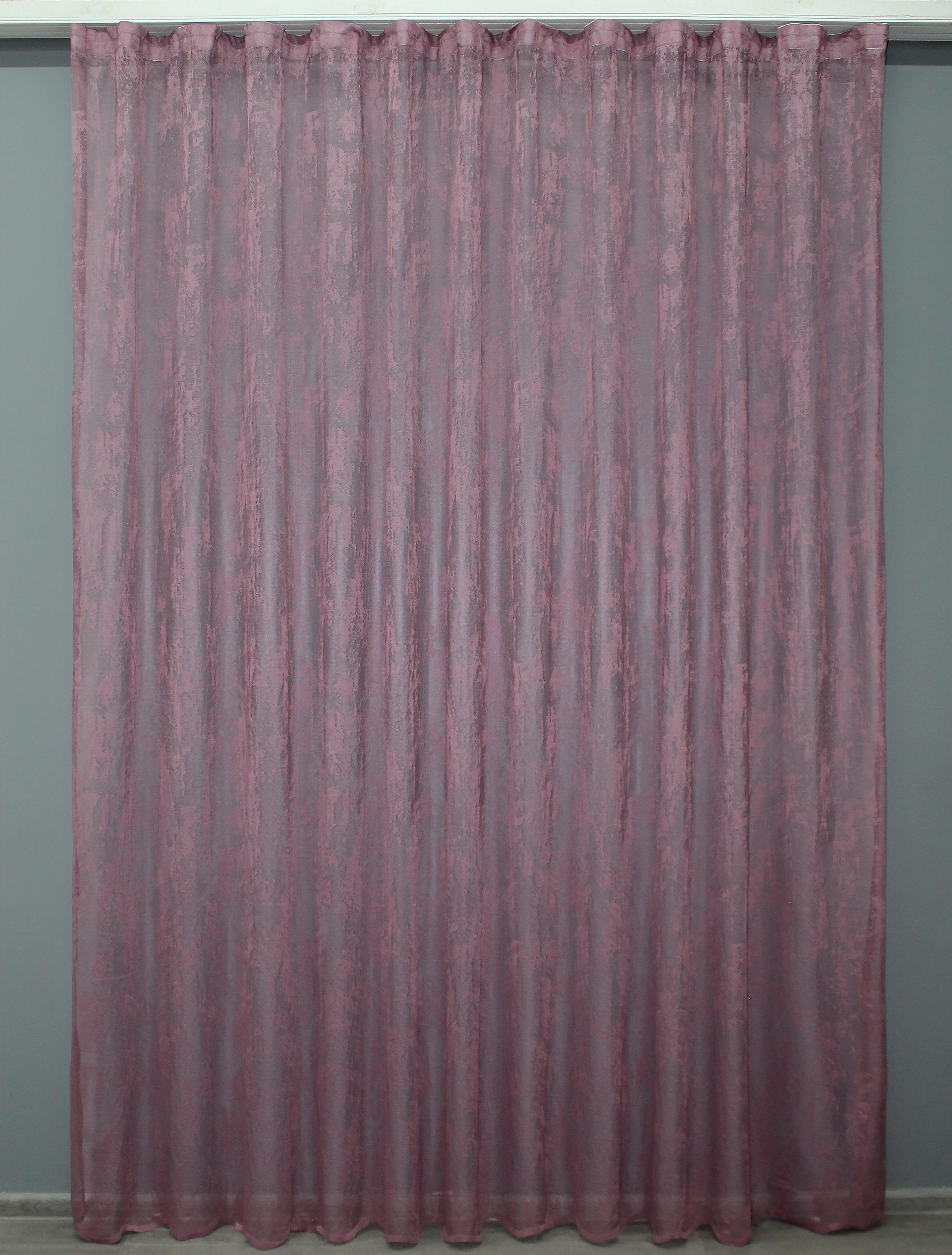 Тюль VR-Textil 1407т жаккард/мрамор 400х270 см Марсала (42-0213)