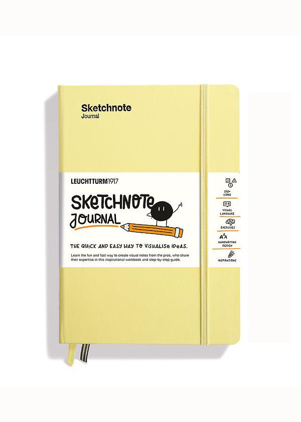 Блокнот Leuchtturm1917 SketchNote Journal средний англ. Vanilla (366211)