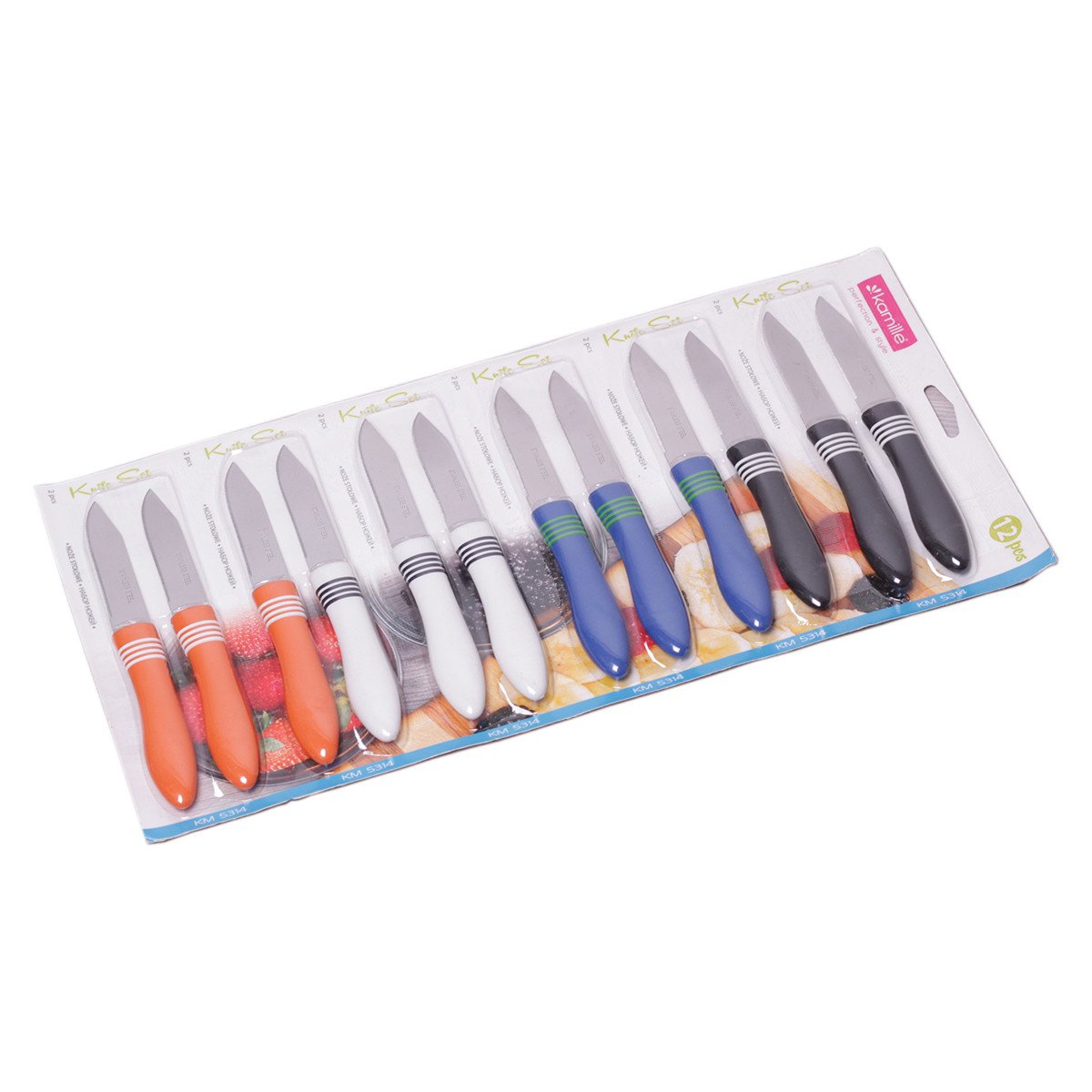 Набор ножей Kamille 12 шт KM-5314