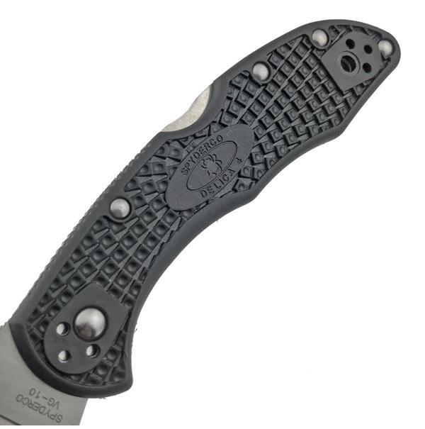 Туристический нож Spyderco Delica 4 Черный (715) - фото 5