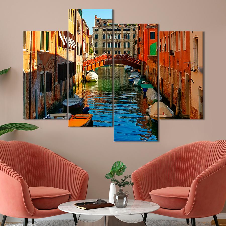 Картина город Великолепная Венеция 89x56 см (A722-4)