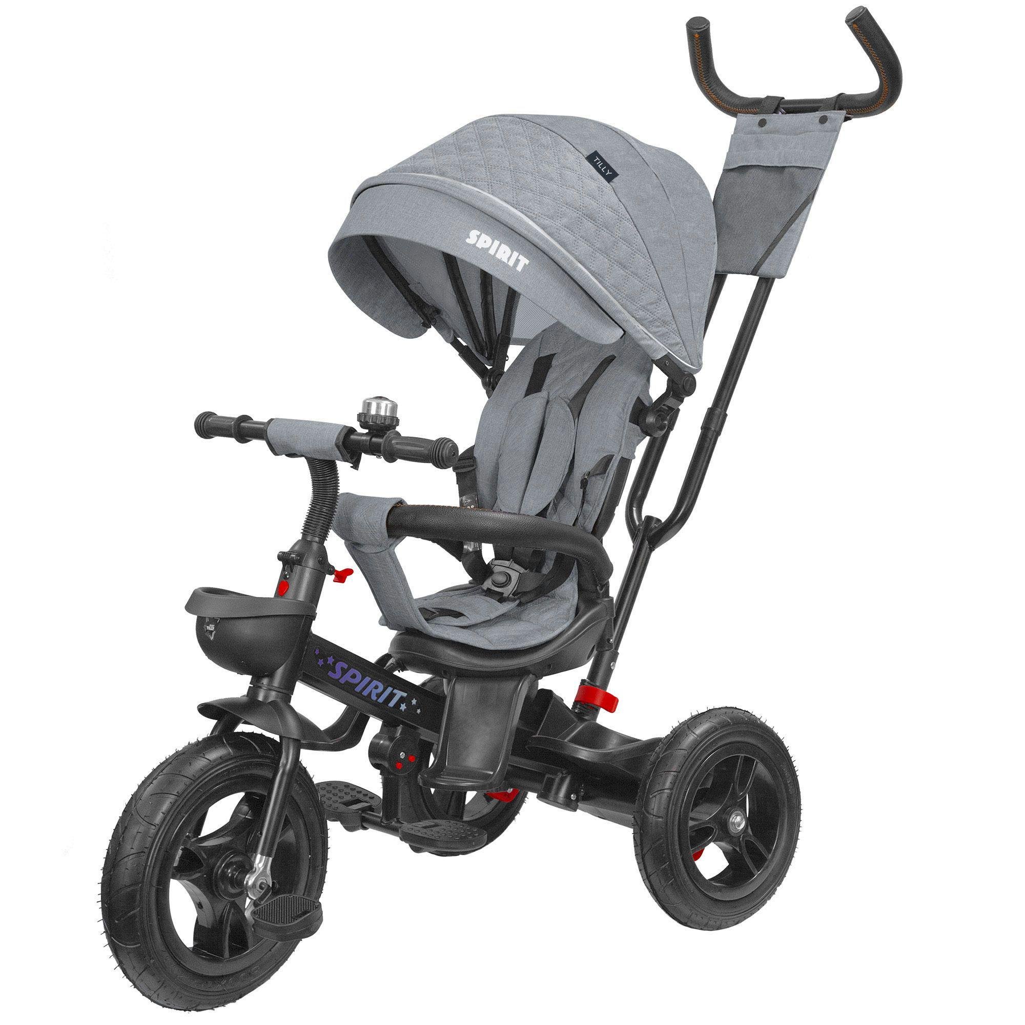 Велосипед дитячий триколісний Tilly Spirit T-3811 Grey (1748426289) - фото 1