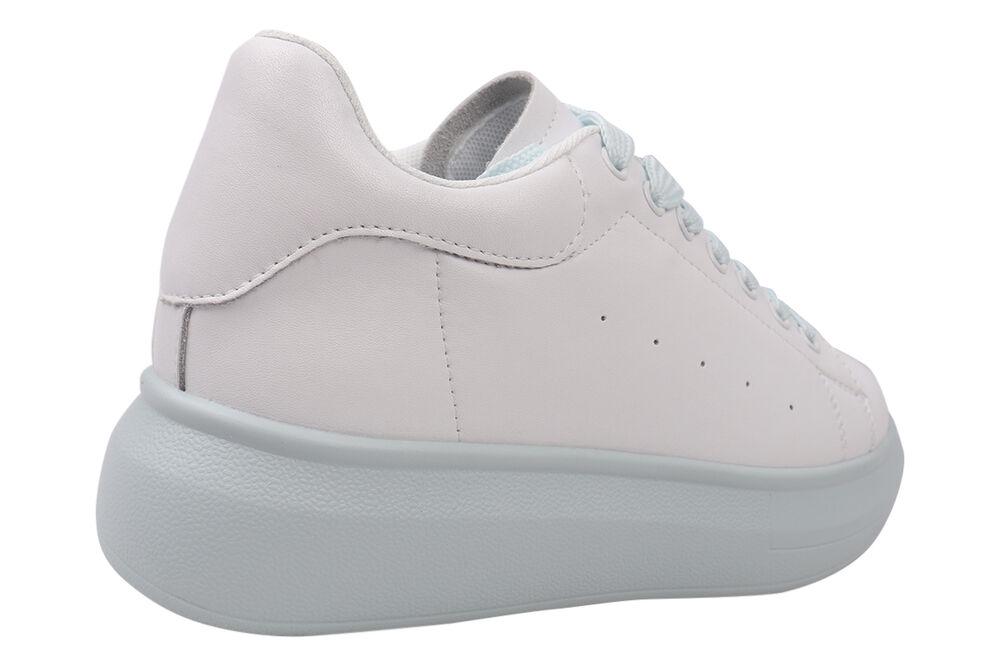 Кеди жіночі Bonavi зі шкіри на низькому ходу на шнурівці р. 37 Білий (6-21DTC) - фото 4 Кеди жіночі Bonavi зі шкіри на низькому ходу на шнурівці р. 37 Білий (6-21DTC) - фото 4