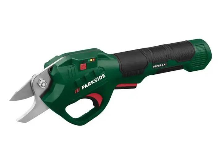 Секатор аккумуляторный PARKSIDE PGSA 14 A1 4 В пластик/нержавейка Зеленый (33352825)
