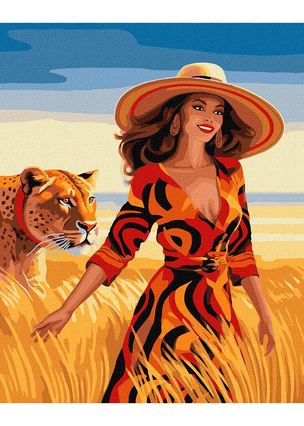 Картина по номерам Ideyka Прогулка в поле 40х50 см (KHO8340)