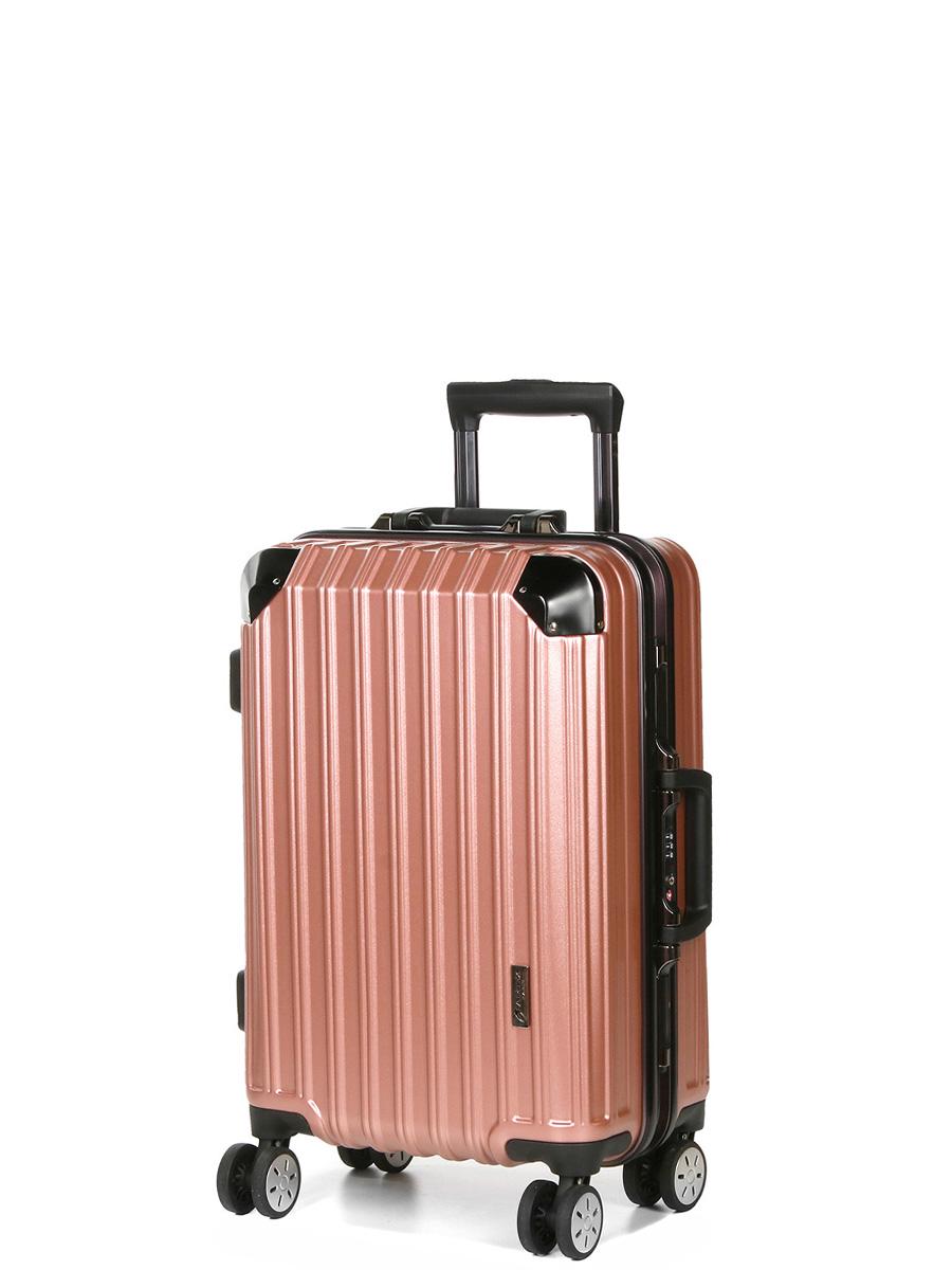 Чемодан малый для ручной клади Airtex 957 42 л 56x38x23 см Розовое золото