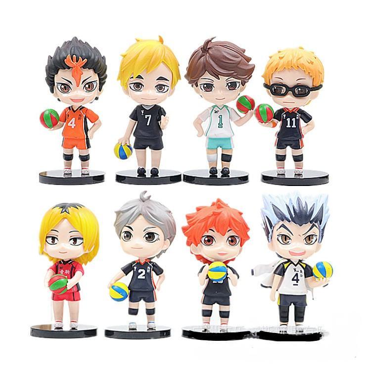 Набор фигурок Kuroko no Basuke 8 шт. 10 см