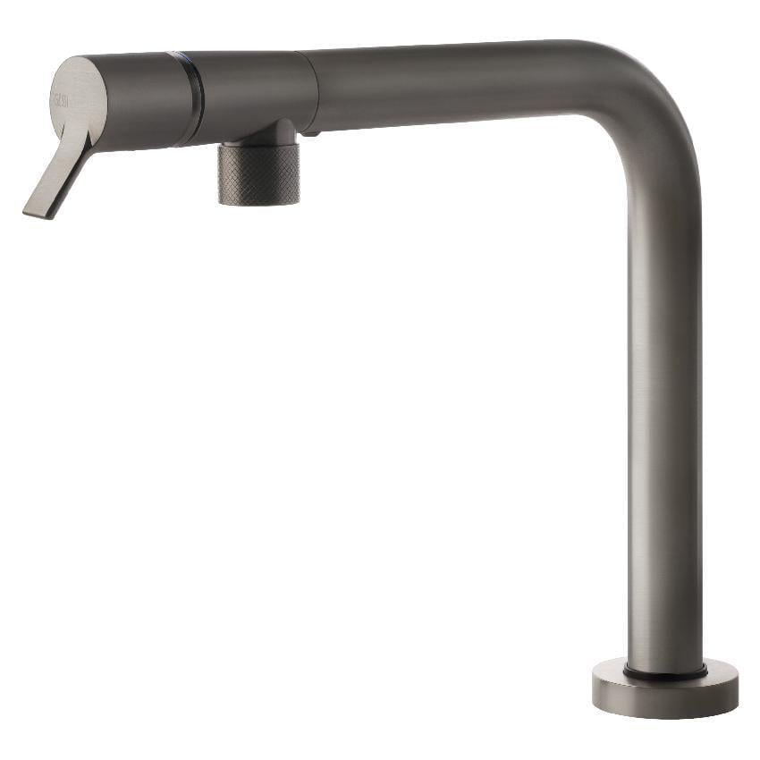 Смеситель кухонный для мойки Gessi SU&GIU Finox Серый (60071149)