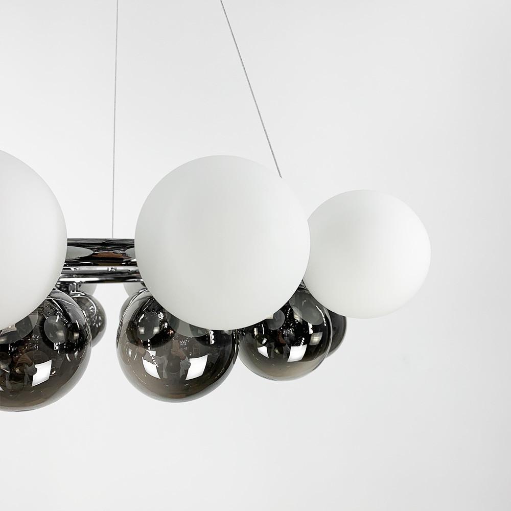 Люстра підвісна кільцева Sferetta 12 ламп (BM 60/12) - фото 3 Люстра підвісна кільцева Sferetta 12 ламп (BM 60/12) - фото 3