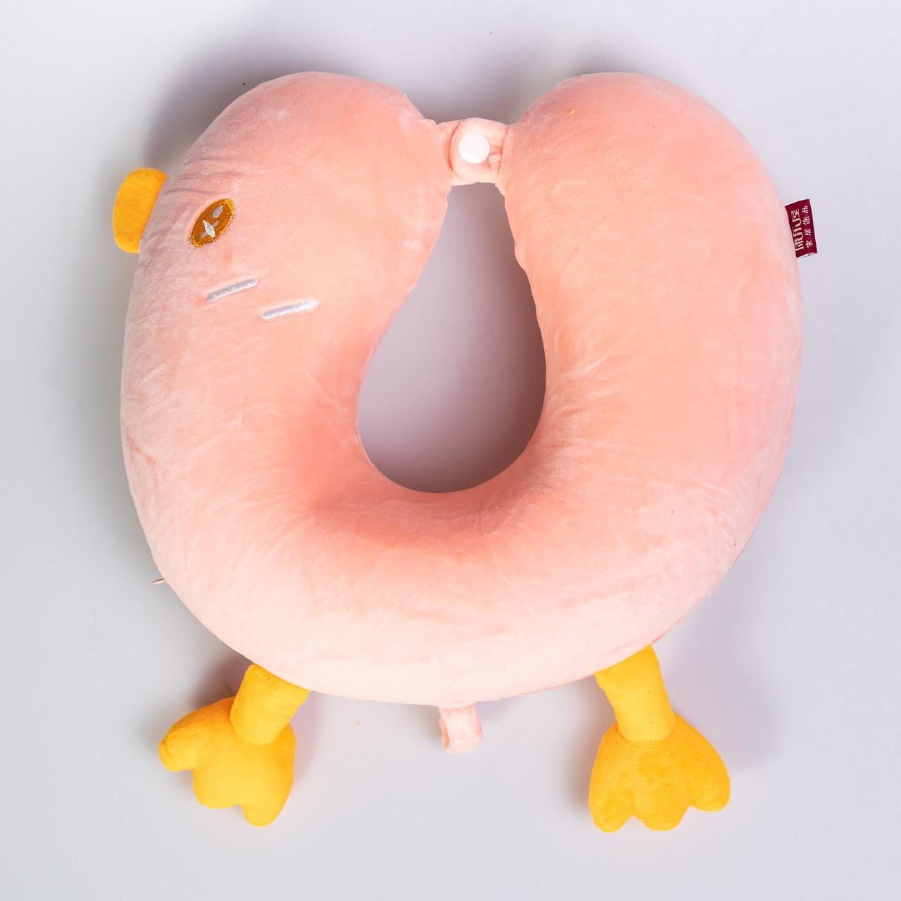 Подушка для шеи Duck U-образная Розовый (HP-56-4P)