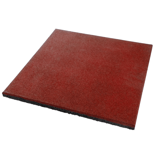 Резиновая плитка 500х500х20 мм Красный (2562228362)