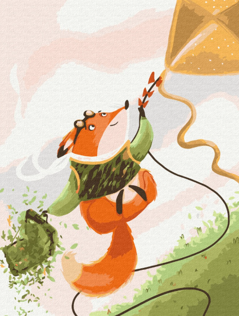 Картина по номерам BrushMe Полет на воздушном змее Yana Kozak 30х40 см (KBS0129)