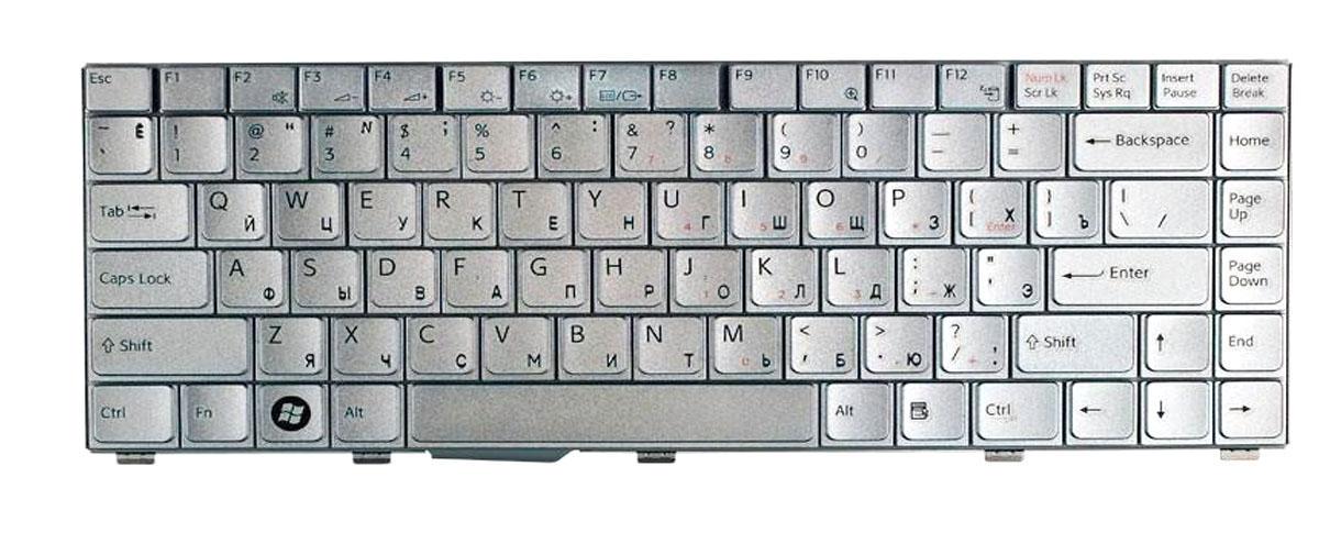 Клавиатура для ноутбука Sony Vaio VGN-SZ Silver Клавиатура для ноутбука Sony Vaio VGN-SZ Silver