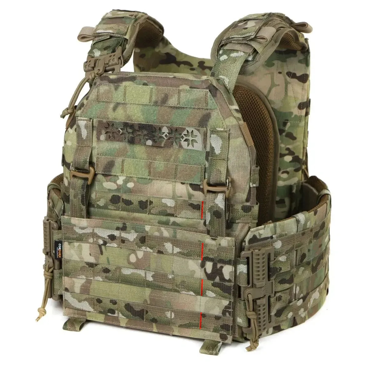 Плитоноска Molli Falcon XL PRO MultiCam для збільшених плит з функцією швидкого скидання (11442)