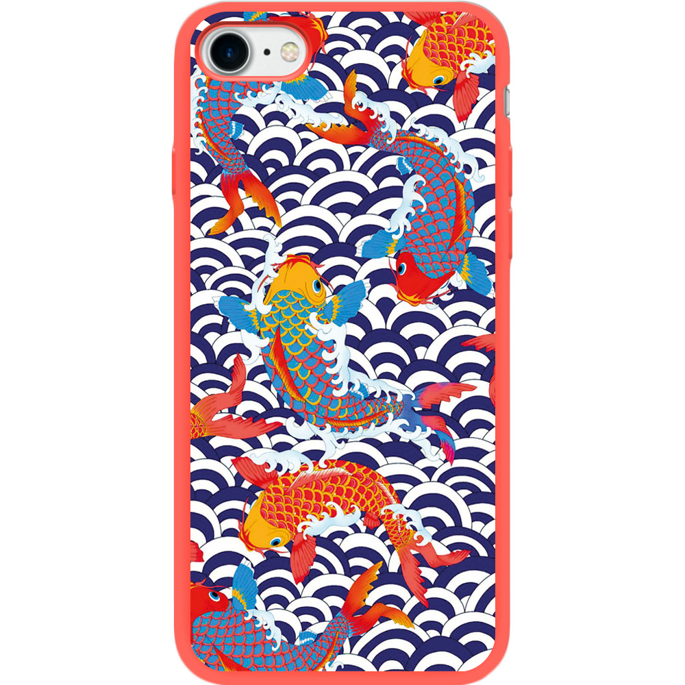 Чехол BoxFace Apple iPhone 7/8 SE  2020 Koi Fish Красный силикон (26205-up2477-35445)
