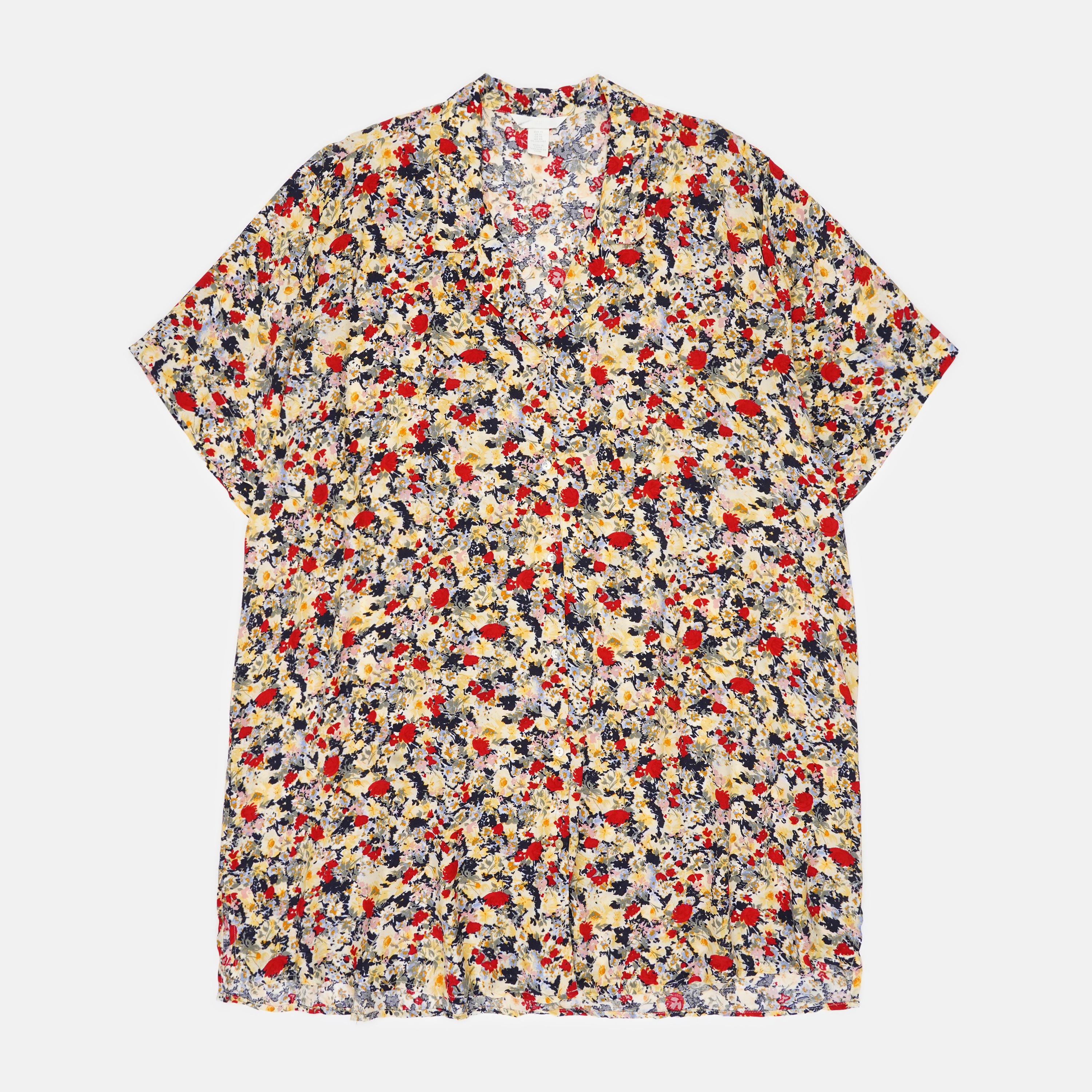 Туніка жіноча H&M Квіти XL Різнокольоровий (X10061047866)