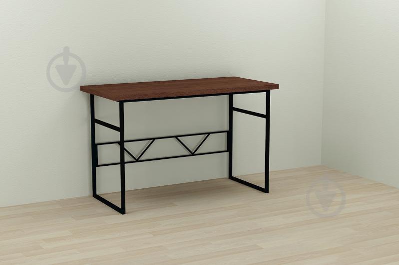 Компьютерный стол Ferrum-decor Раян 75x120x70 черный ДСП Венге 32мм