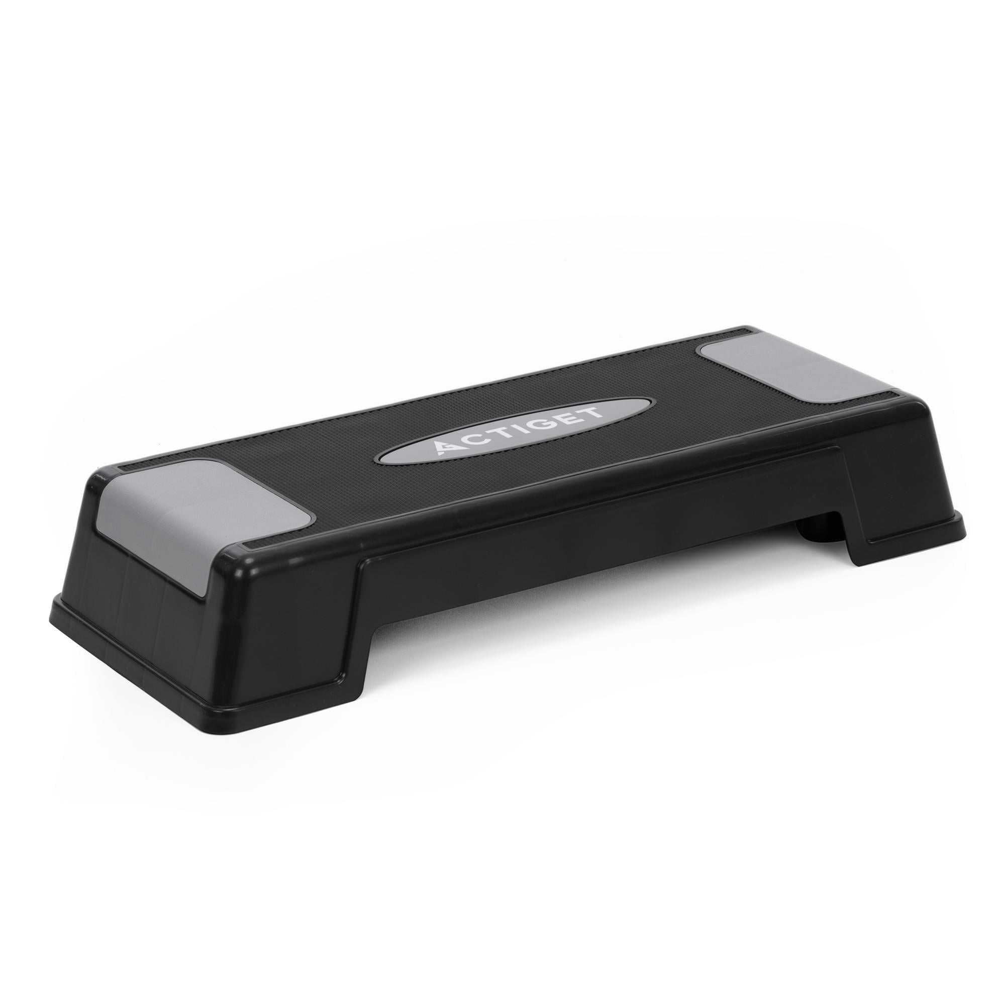 Степ-платформа 2-ступінчаста Actiget ACT0120 73х28,5х12-17,5 см Black/Grey (5855)