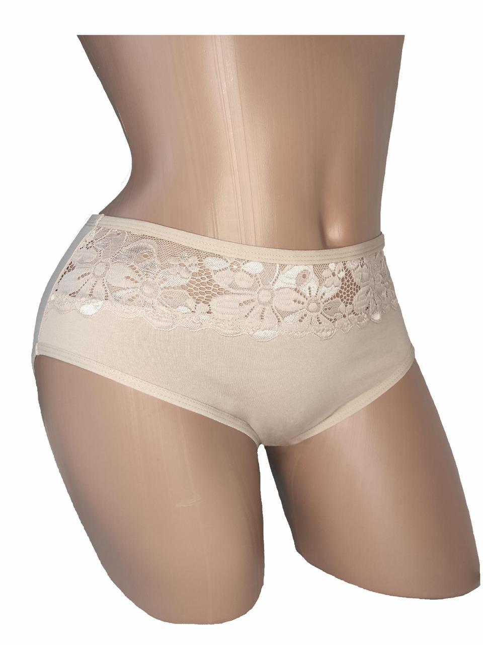 Трусы женские коттоновые Ouno 22 3XL р. 50-52 Бежевый