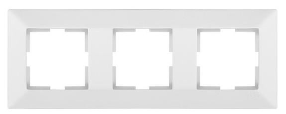 Рамка 3-я горизонтальна Lumano LUCCI Білий (000018149)