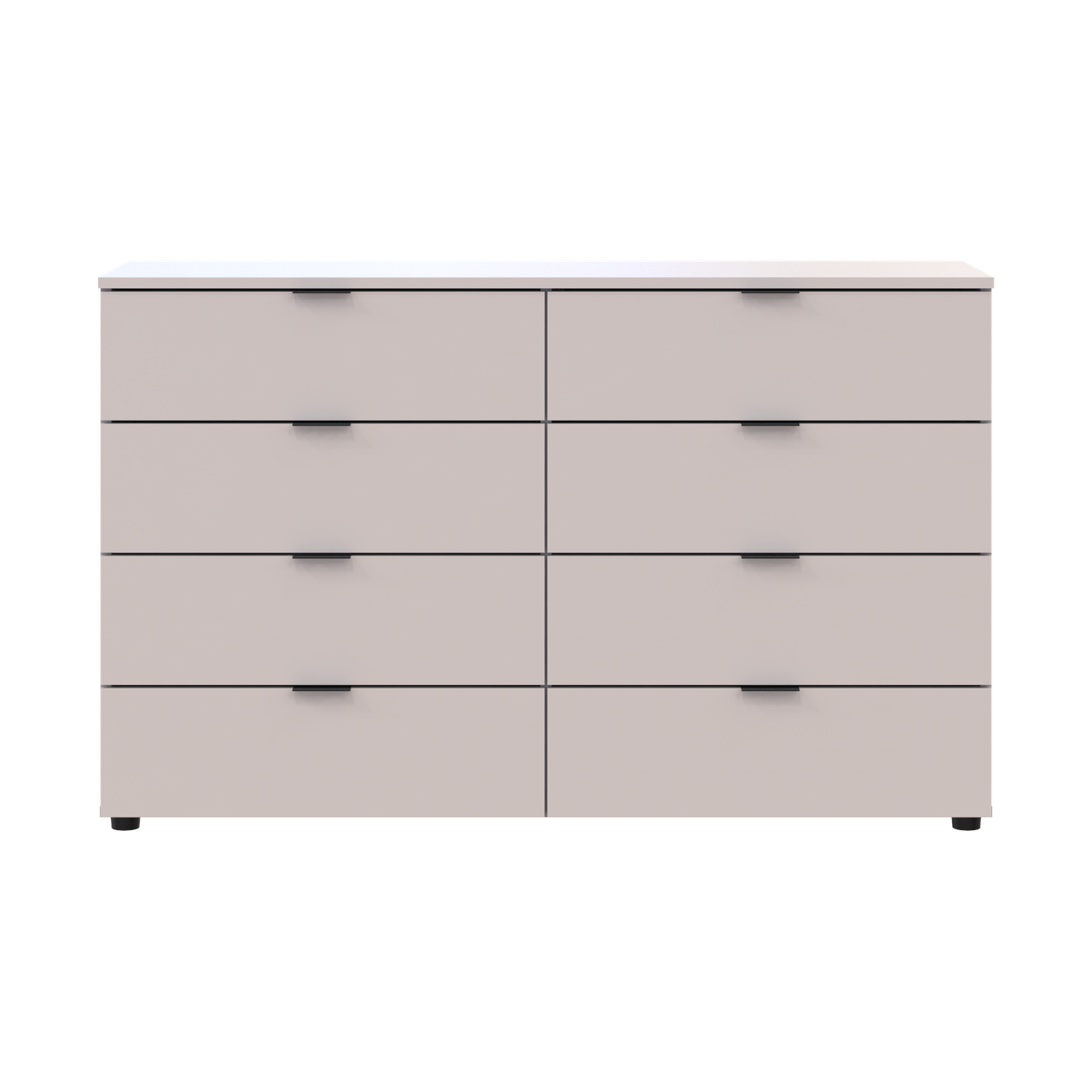 Комод Doros Рон 8 8 ящиков 130х38х81 см Кашемир (41516171)