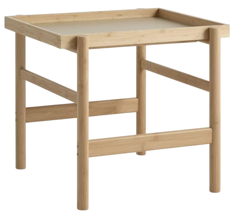 Столик 46х50 см Кремовый/Натуральный (acd44223)