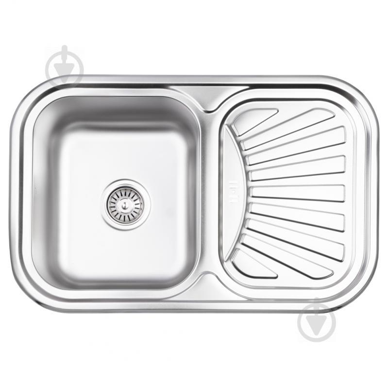 Мийка Кухонна Lidz 7549 Micro Decor 0.8 Мм (Lidz7549Micdec)