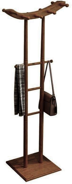 Вешалка-стойка для одежды из дерева Мелник Капучино (СВГ-002509) Вешалка-стойка для одежды из дерева Мелник Капучино (СВГ-002509)