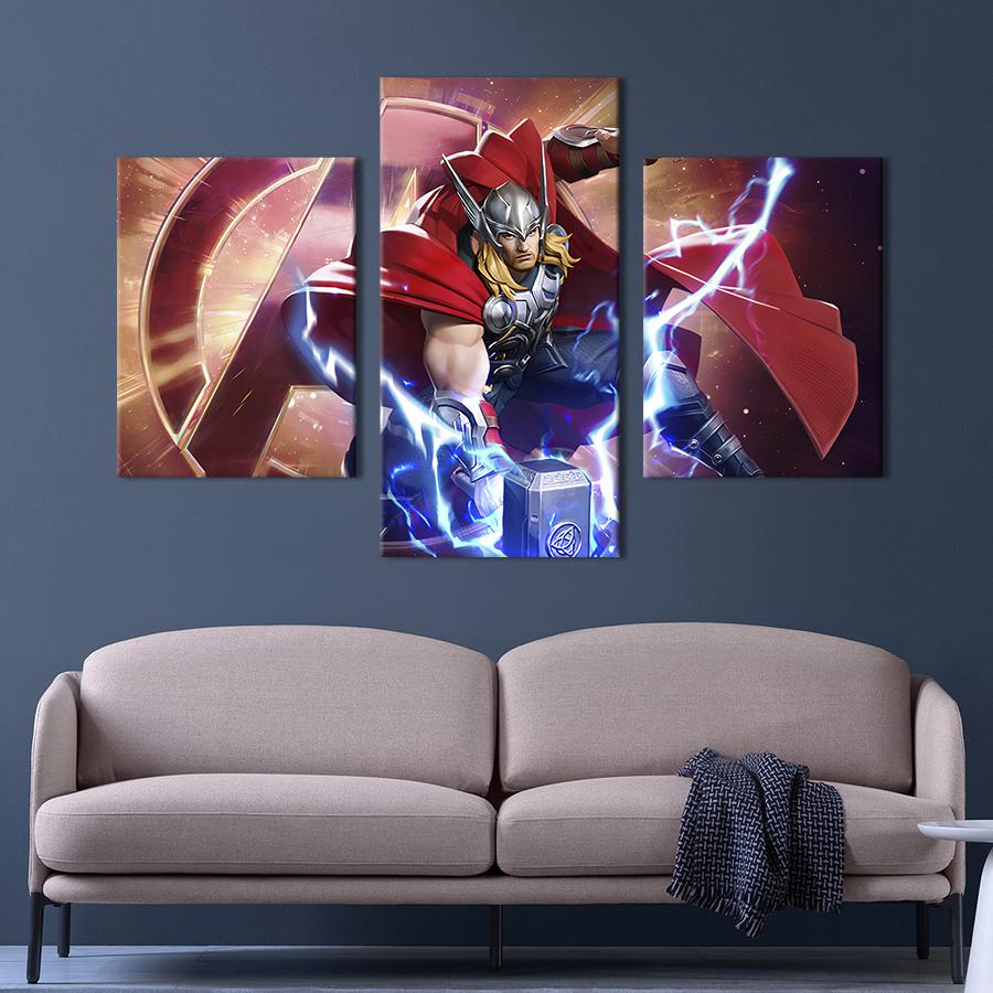 Картина для интерьера Thor Marvel comics 141x90 см (754-32)