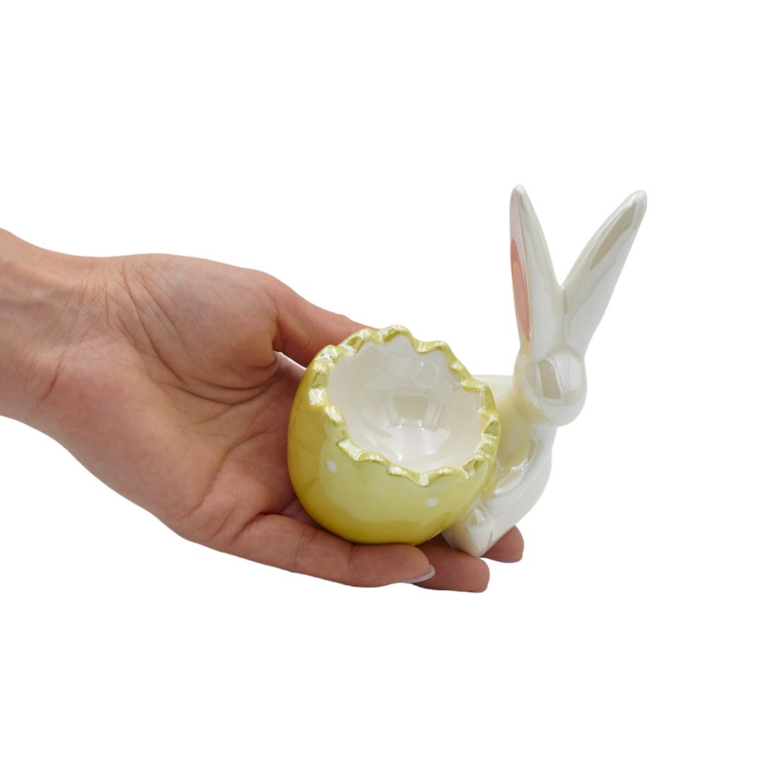 Подставка для яйца Зайка перламутр (01_P0202021278) - фото 6 Подставка для яйца Зайка перламутр (01_P0202021278) - фото 6