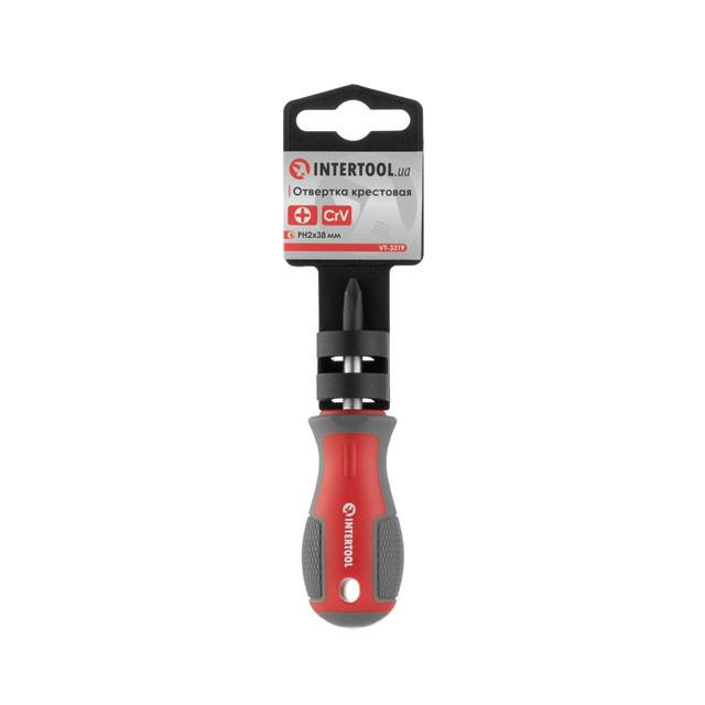 Отвертка крестовая Intertool VT-3319 PH2 38 мм - фото 5