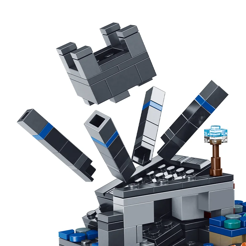 Конструктор Майнкрафт битва в глибинній темряві з Варденом 437 дет. - фото 10